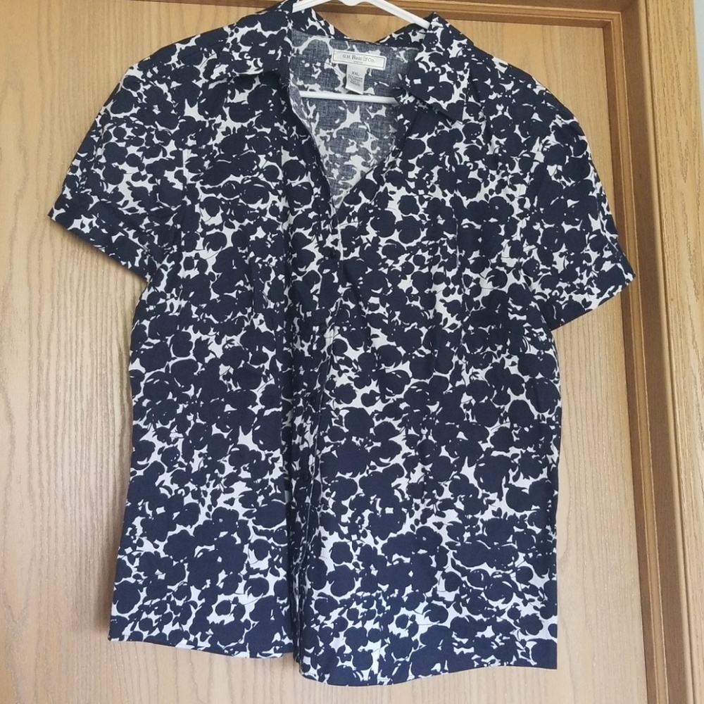 Floral Button Down Blouse
